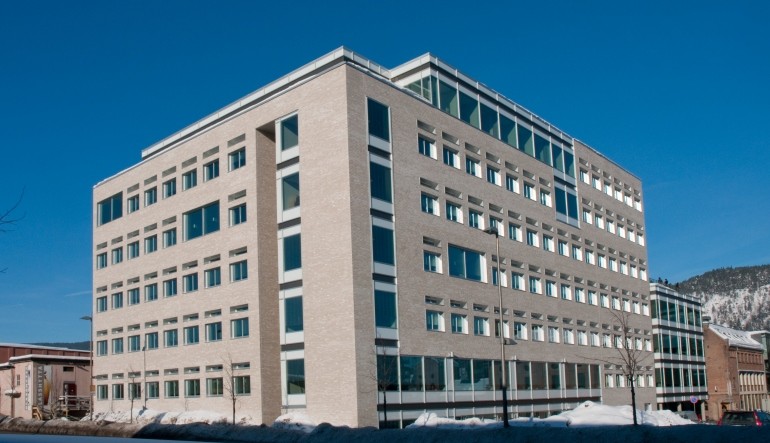 Kontorbygg på Grønland 55, Drammen, hvor NAV er leietaker