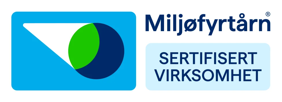 Miljofyrtarn sertifisert virksomhet horisontal RGB